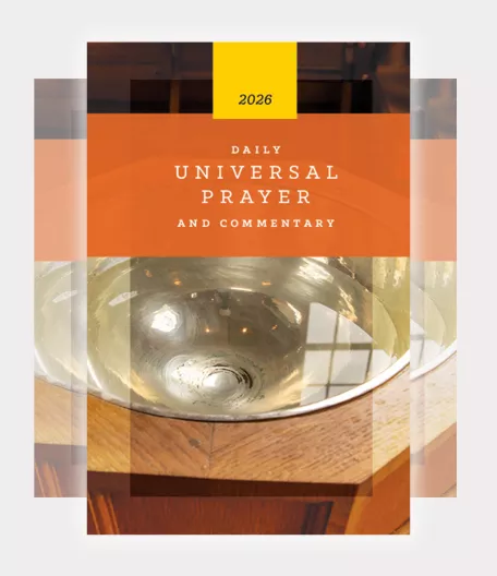 Universal Prayer and Commentary booklet cover image